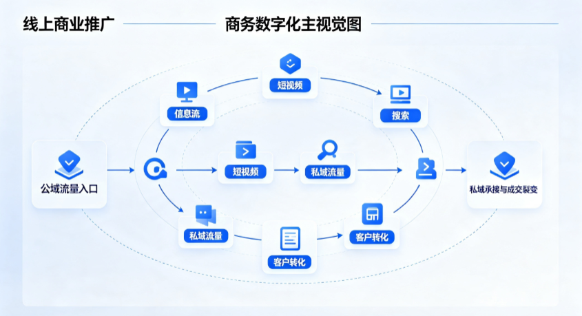新田县线上商业推广怎么做？全域流量闭环搭建与低成本转化实战指南